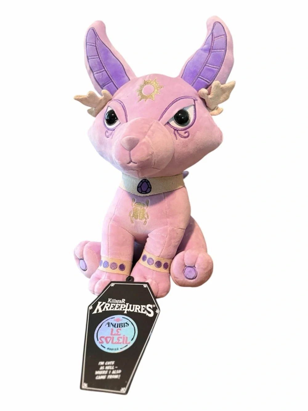 Anubis Le Soleil Plush Candy Pink  Killstar  Kreeptures Sold Out Collectible - Picture 4 of 7